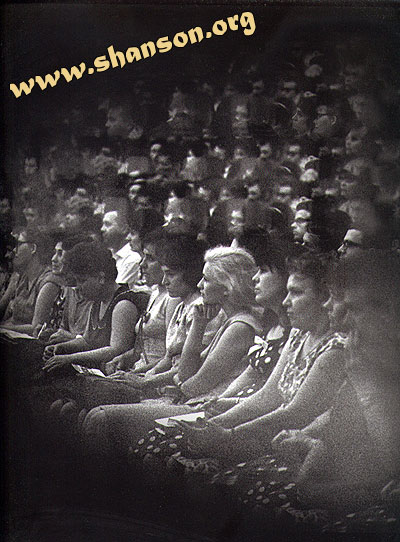Зрительный зал, концерт В. Высоцкого в куйбышевской филармонии, 24.05.1967