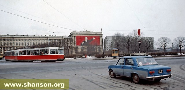  "Ленпроект", фото 1976 г. ("Жигули" не Р. Фукса) 