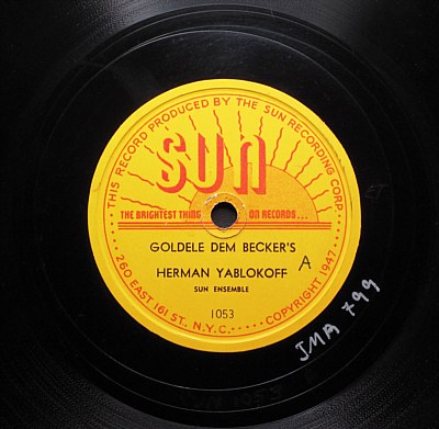 Herman Yablokoff - Goldele Dem Becker's